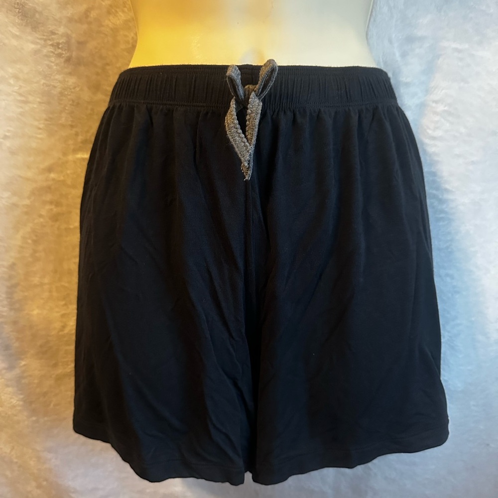 Black Pajama shorts size Large